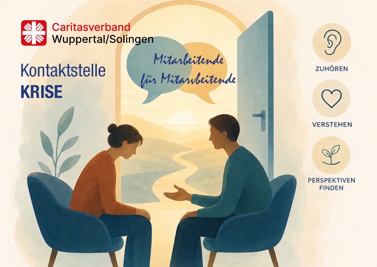 Postkarte Krisenstelle